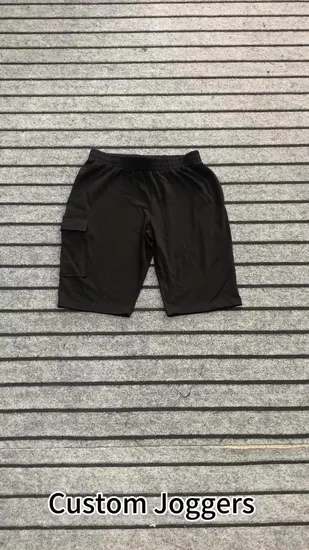 Wholesale Custom Women Cropped Plain Black Front Pocket Running Sport Fitness Workout Shorts