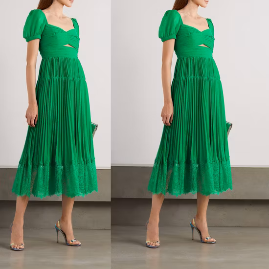 China Manufacturer Wholesale Ladies Fashion Apparel New Design Chiffon Women Dress