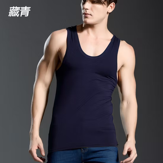 New Breathable and Comfortable Men′s Tank Top Loose